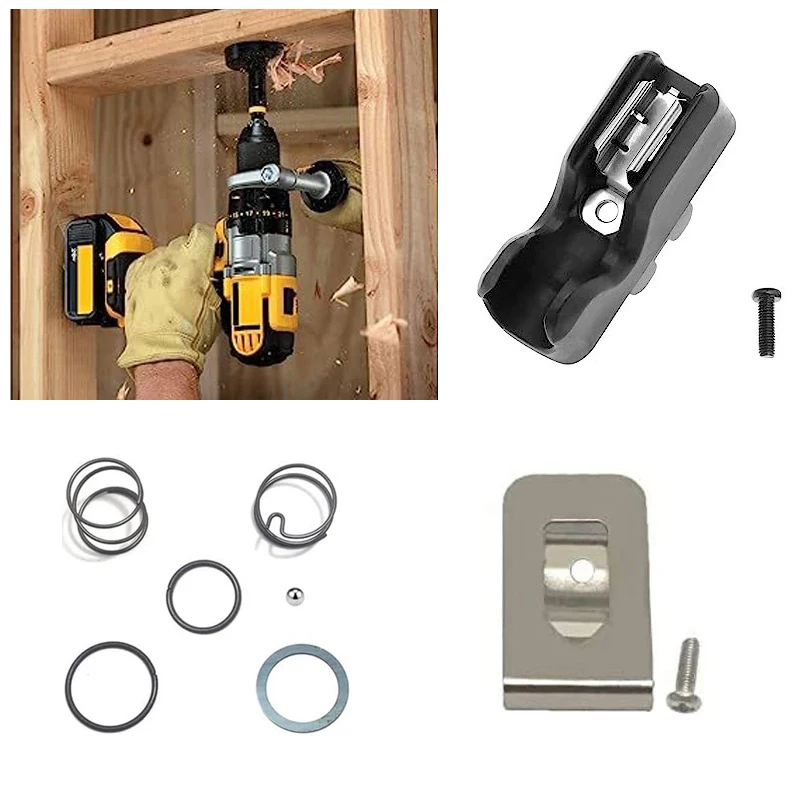 Per Dewalt Power Tools Kit A Molla Strumento Vite Dispositivo Fisso Per Utensili Elettrici Dewalt Accessori Per Fibbia Lombare Ganci Per Clip Da Cintu