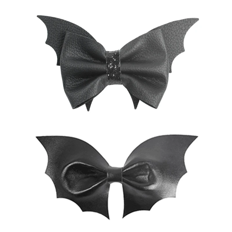 

Hair Bowknot Clips Halloween Bat Wings Costumes Accessories for Baby Girls Women