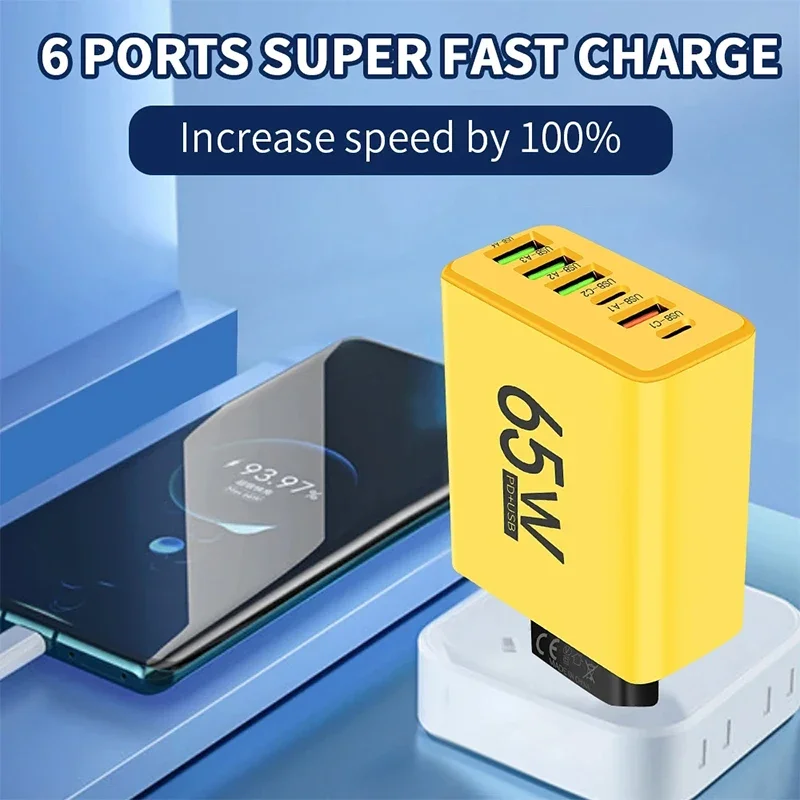 Fast Charging USB Type C Charger Wall Adapter