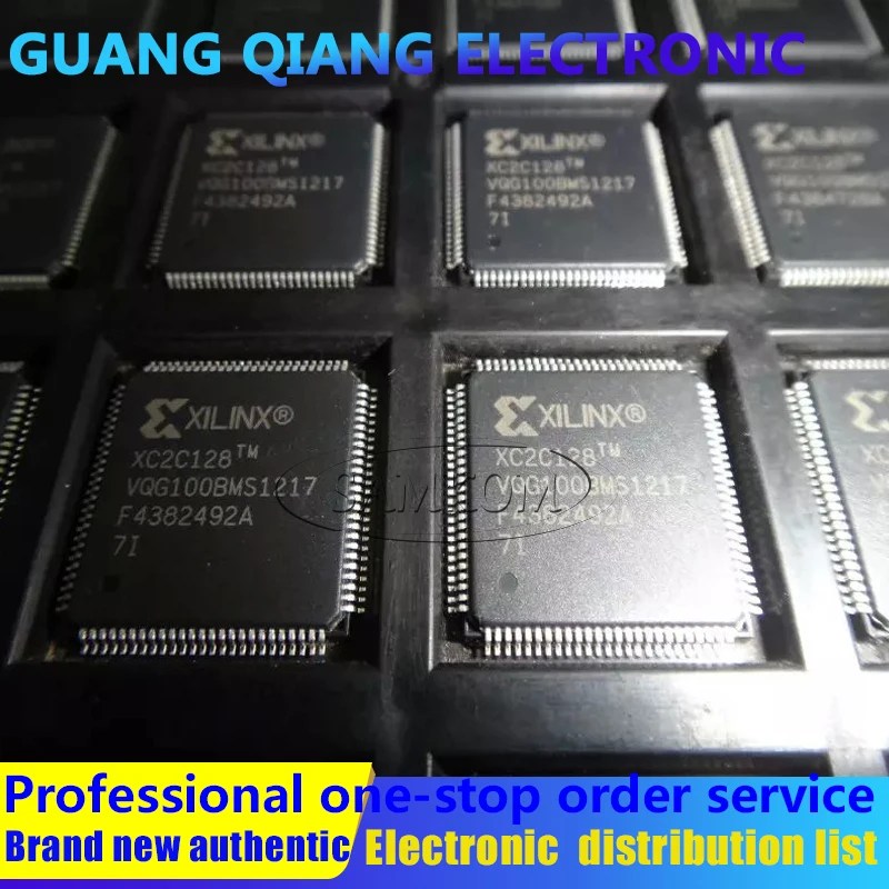 

1PCS XC2C128-7VQG100I IC CPLD 128MC 7NS 100VQFP