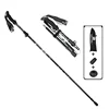 2PCS Trekking Poles Adjustable Ultralight Walking Sticks Alpenstock Outdoor Hiking-Climbing Mountaineering Sticks 2