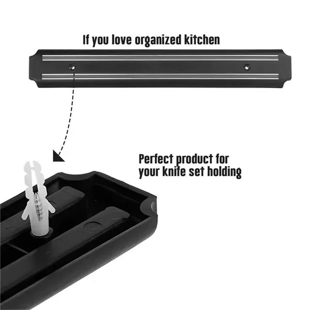 Magnetic Knife Holder – Wall-Mount Rack 4