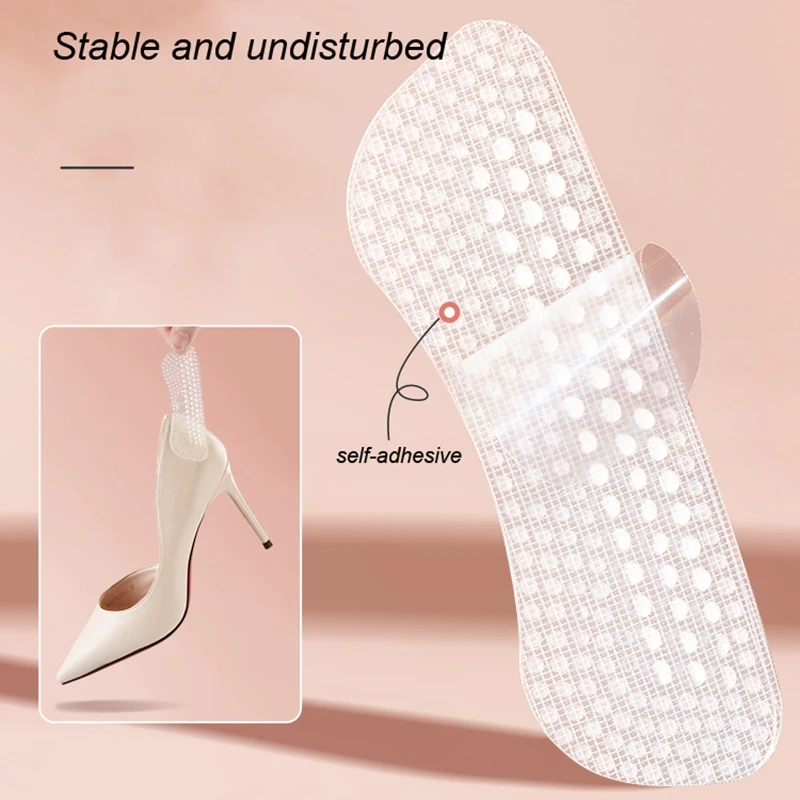 Heel Grips 1 Pair Silicone Heels Anti Slip Cushions Inserts Pads For Men Women Foot Care Protector