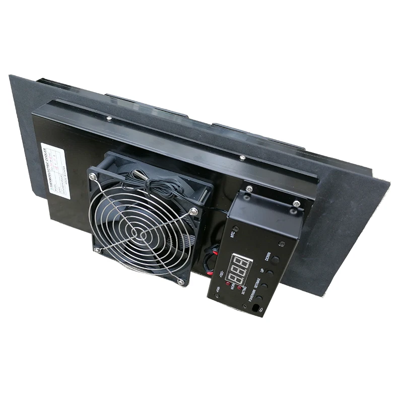 300W 1000Btu 48V Flush Mount Outdoor Cabinet Heat Exchanger TEC Industrial Peltier Cooler