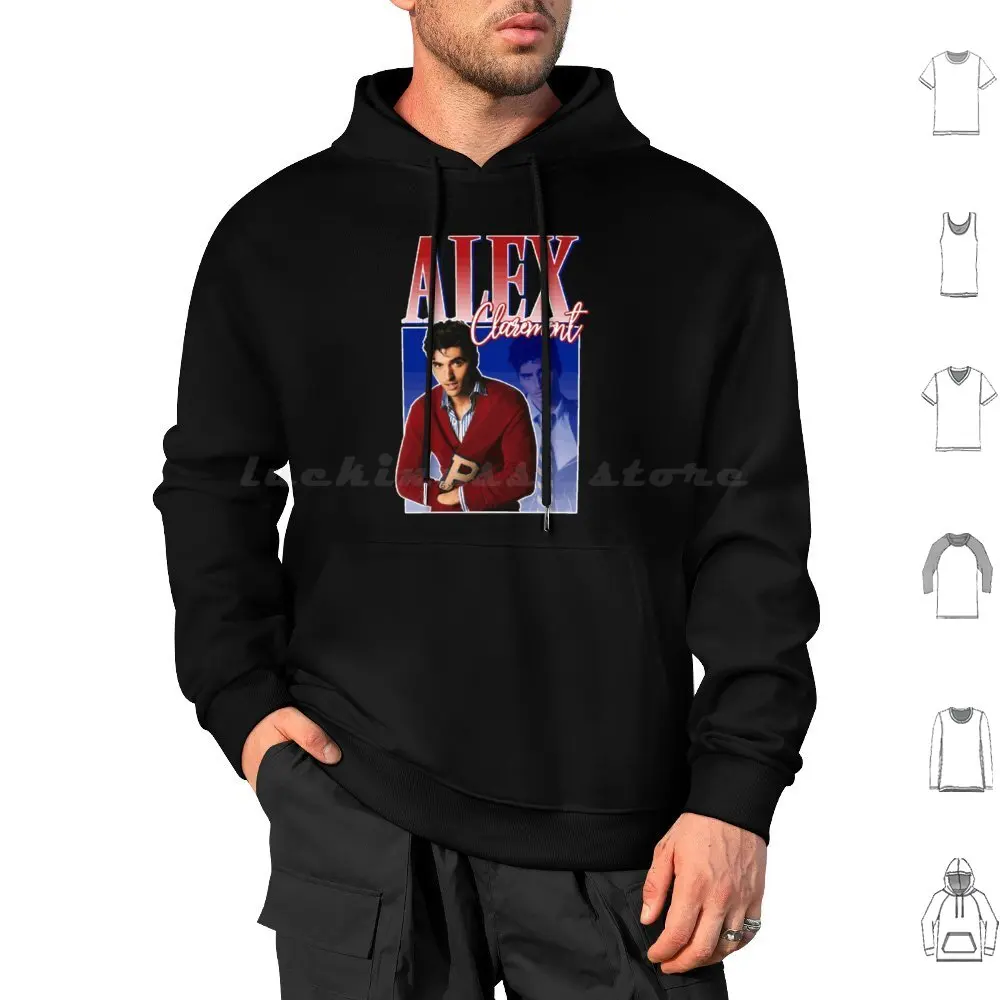 

Alex Claremont-Diaz Red , White And Royal Blue Taylor Zakhar Perez Retro Vintage Hoodies Long Sleeve Alex Claremont