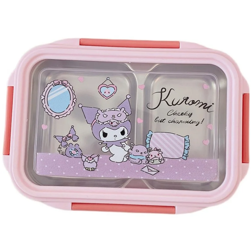 Sanrio Lunch Box Stainless Steel  Stainless Steel Food Storage Box -  Kawaii Cartoon - Aliexpress