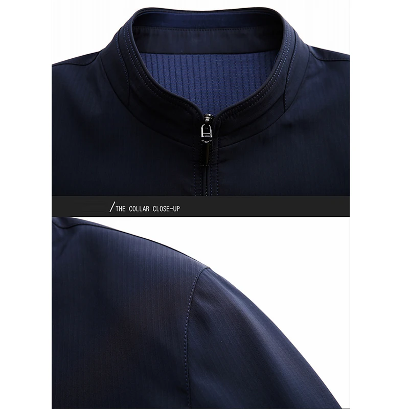 MANTLCONX-الرجال سترة الأعمال رقيقة ، معطف الذكور...