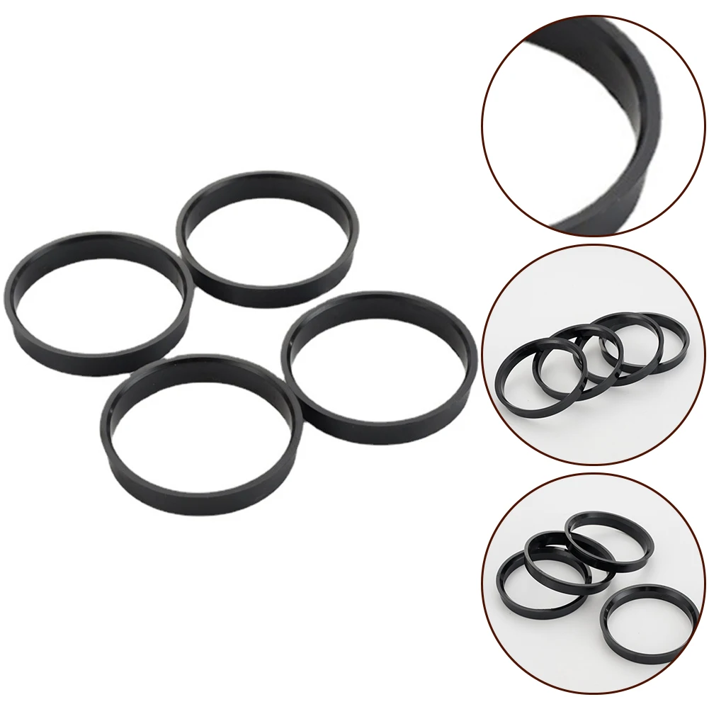 Hub Centric Rings 66 6mm to 57 1mm Improve Driving Performance Reduce Vibrations Compatible with For Skoda For Nissan Set of 4