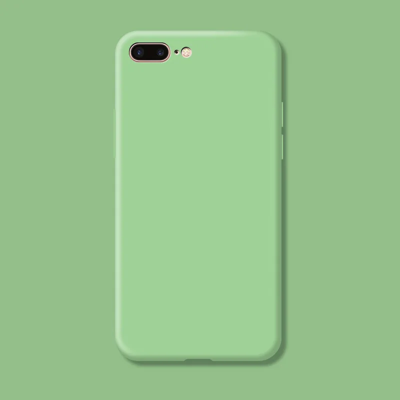 Für iphone 7 Plus 8 Plus Original Fall Für iphone 7Plus 8Plus Stoßfest TPU Flüssigkeit Silikon Schutzhülle Telefon Zurück abdeckung Fall – Detail 9