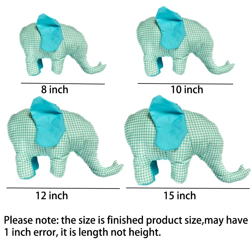 YOMDID Lovely Elephant Templates DIY Toys Decoration Acrylic Template Handcraft Patchwork Ruler Sewing Pattern With Instruction, sewing template