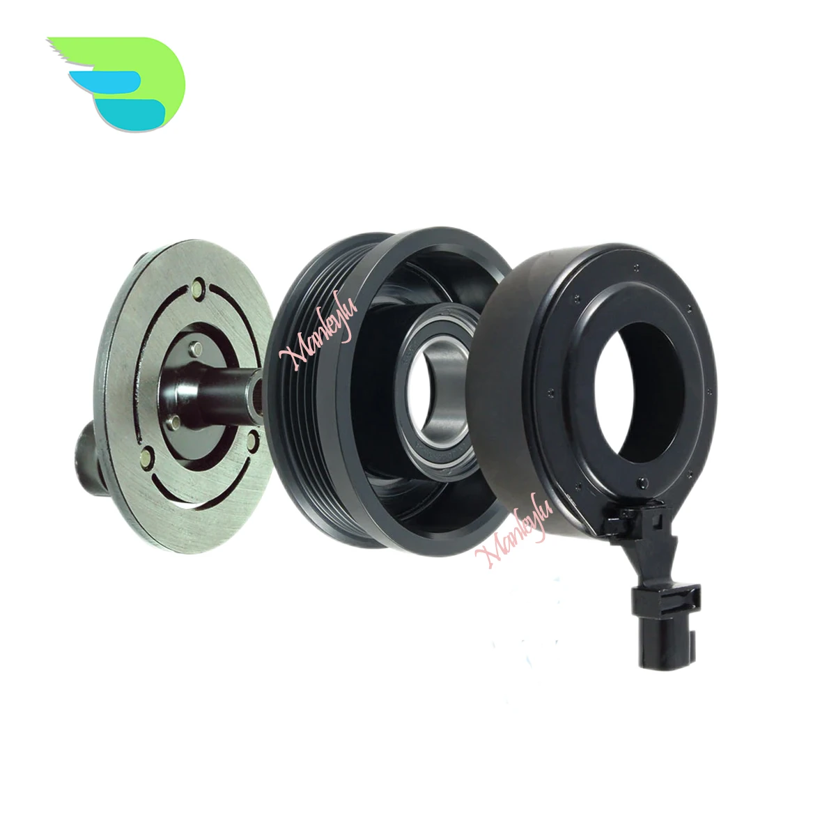 

AC A/C Air Conditioning Compressor Clutch Pulley For FOCUS MK2 C-MAX VOLVO C30 S40 V50 1.4 1.6 1.8 2.0 3M5H19D649AC 3M5H19D649EC