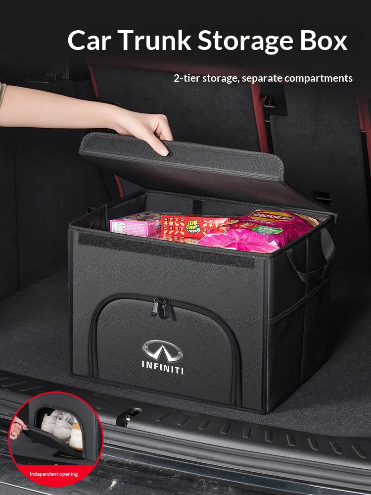 Car trunk large capacity Foldable storage box shoe storage organizing ...