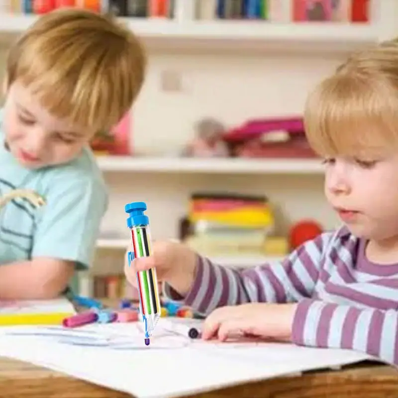 8 In 1 Multicolor Crayons Creative Push Style DIY Replaceable Oil Pastel Colored Pencil for Kids Graffiti Painting Tools oil pastels colored crayons color pencils children painting supplies