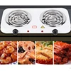 Portable Electric Coil Hot Plate Double for Burner Countertop Cooktop Electric S 2