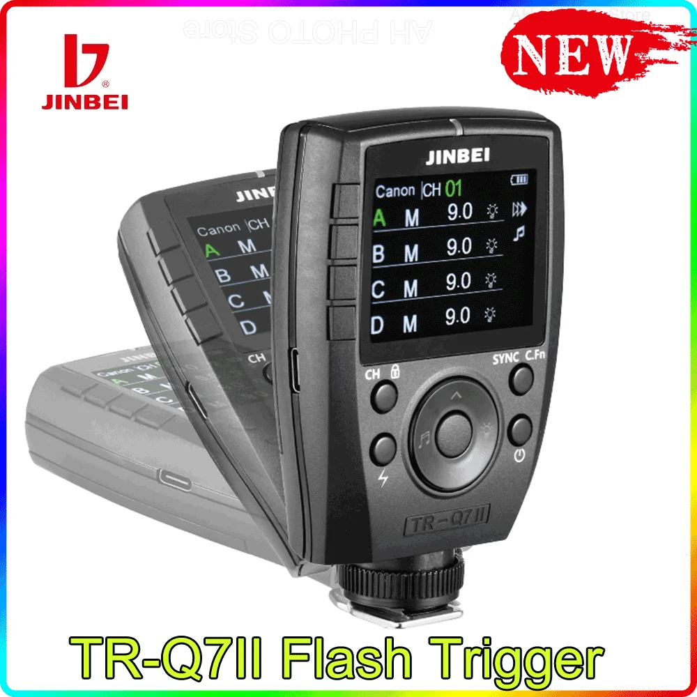 JINBEITRQ7IITTLWirelessFlashTrigger18000sHighspeedSYNCFlash