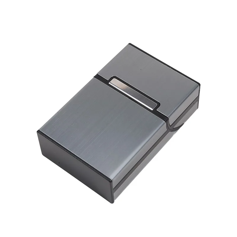 Magnetic 20 Cigar Cigarette Case Pocket Box Storage Container Lighter Aluminum Metal Best Friend Buckle Tobacco Holder Boxes