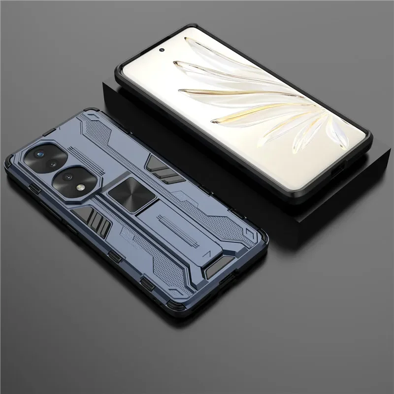 thumbnail image 1 of Shockproof Armor Magnetic Case For For Honor 90 Pro 80 70 Lite 5G 70 Pro Plus X6S X6 X7 X8 X9A Holder Bumper Hard Phone Cover, 1 of 5