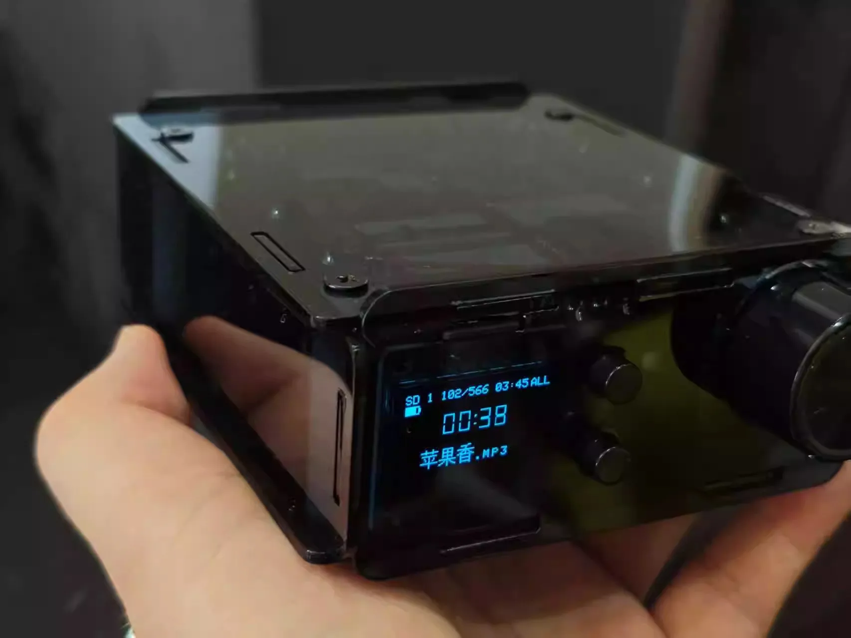 K3 150kHz-1300MHz 항공 풀 밴드 수신기 키트 무선 디지털 오디오 터미널 조립되지 않은 검정색 투명 쉘
