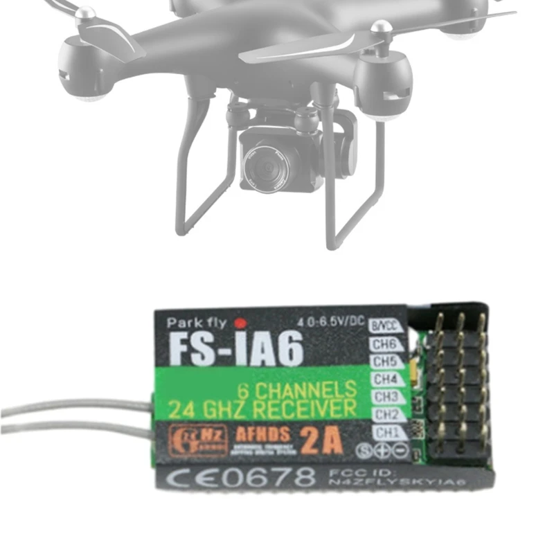 FS-IA6 Receiver 2.4G 6CH AFHDS 2A for Flysky FSI6 FSI6X FSi4 FSi6 FSGT2F