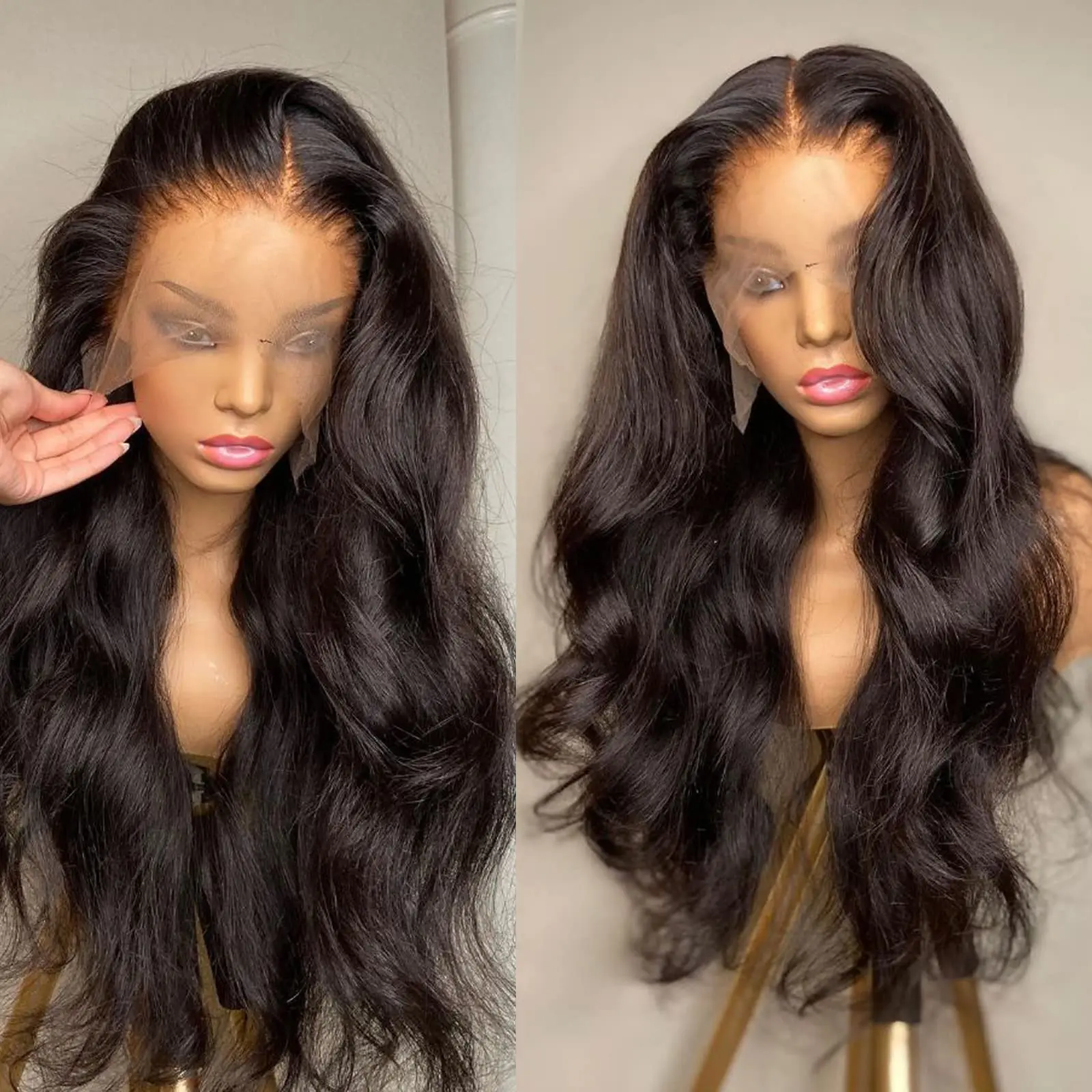 30 40 inch 13x6 Body Wave Hd Lace Frontal Wig Human Hair 13x4 Water Wave Lace Front Wig Pre Plucked Brazilian Glueless Wigs