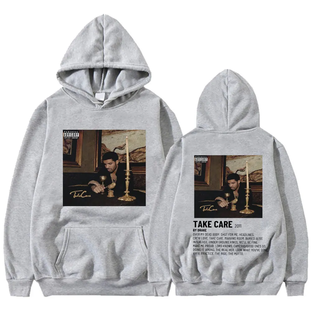 Rapper Drake Music Album Take Care Hoodie Men Woman Hip Hop Vintage Hoodie Oversized Casual Loose Male Sweatshirts Streetwear AliExpress