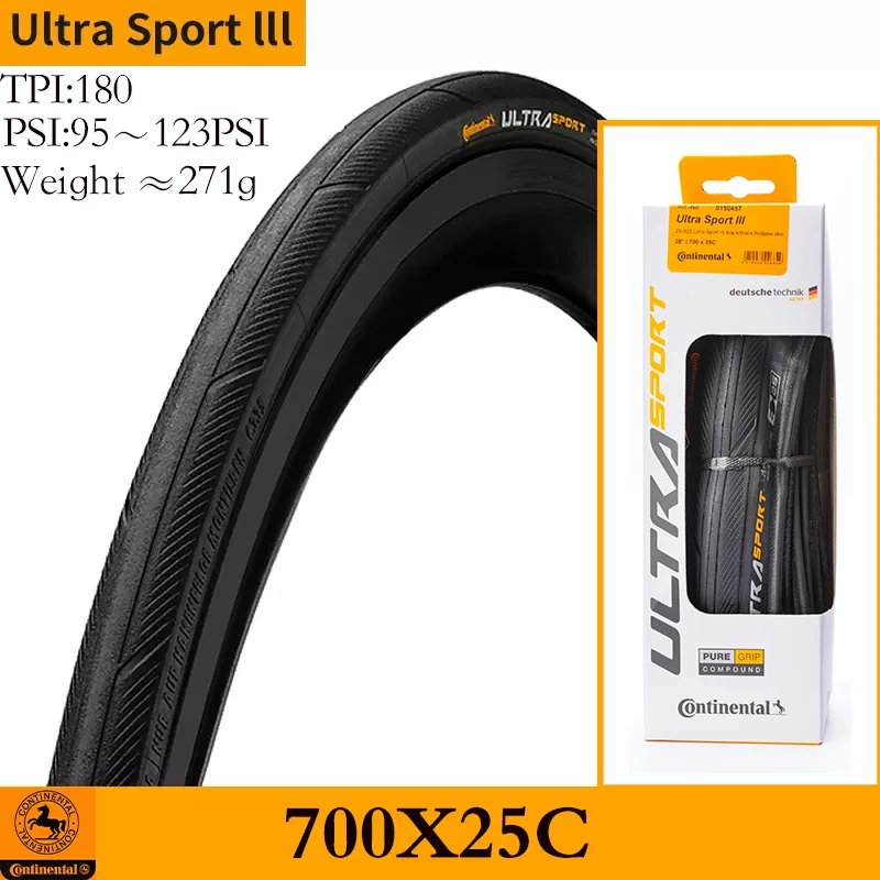 Continental Ultra Sport Race Road Bicycle Tires - Premium Performance 700c Bike Tyres