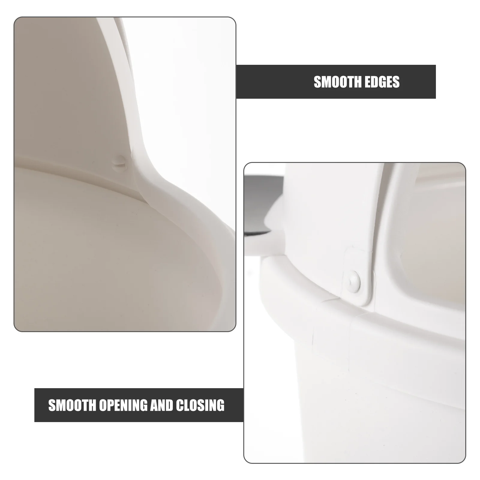 

Panda Trash Can Garbage Bathroom With Lid Outdoor Plastic Dustbins Lids for outside