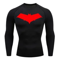 Compression Shirt Men's Running T-shirt Long sleeve Bodybuilding Fitness Top Sweat Gym Workout Second Skin rashgarda MMA Short 1