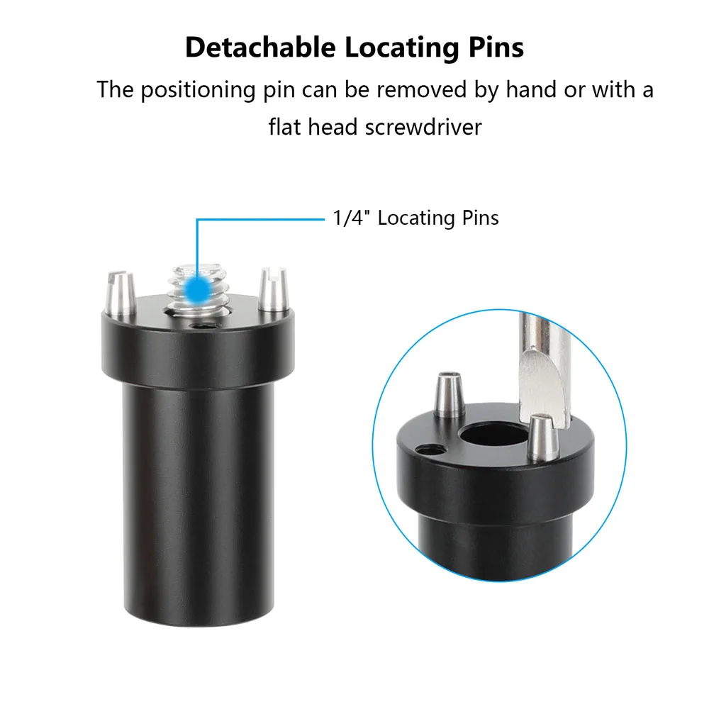 카메라 하프 케이지 모니터 케이지 확장 액세서리용 SZRig 15mm 로드(1/4-20 안티 트위스트 마운트 포함, 1.2인치)
