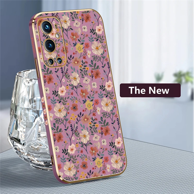 Luxury Soft Silicone Flower Pattern Back Cover Case