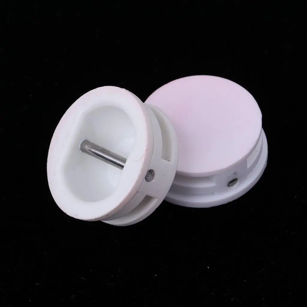 수상 스포츠 서핑보드 가죽 끈 플러그, 웨이크보드 수리 부품, 흰색, 직경 3cm, 5 개