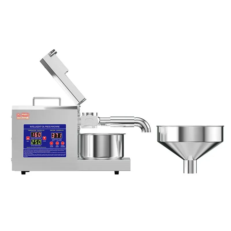 Fully automatic cold oil press, sunflower seed oil press, olive coconut oil press YX123TB 4