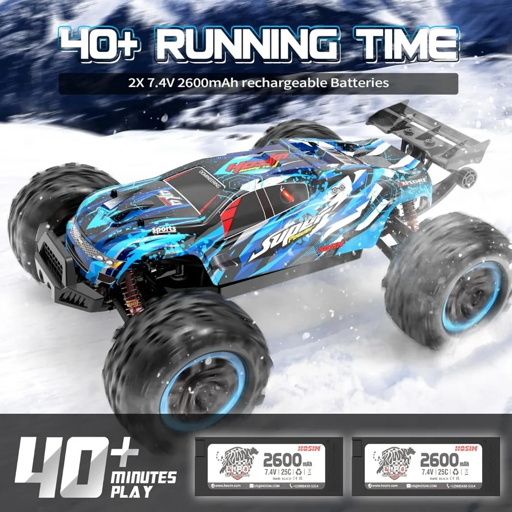 Brushless RC Cars, 1:10 68+ KMH High Speed Remote Control Car for Adults Boys