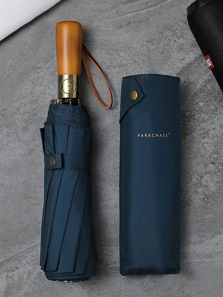 Windproof Umbrella Big Rain Umbrella Waterproof Double Layer Windproof 10 Bones Umbrella Men Business Style Golf Large Automatic
