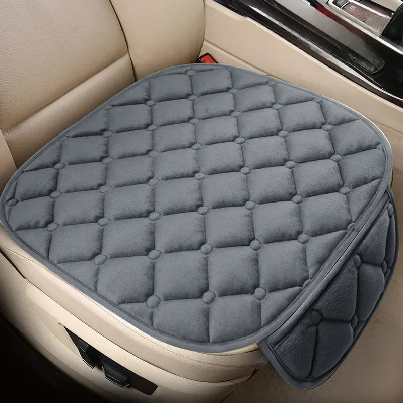 Car Seat Covers Warm Seats Cushion Protector Plush Seat Cover Autumn Winter Universal For Sedan Hatchback SUV Seat Mats