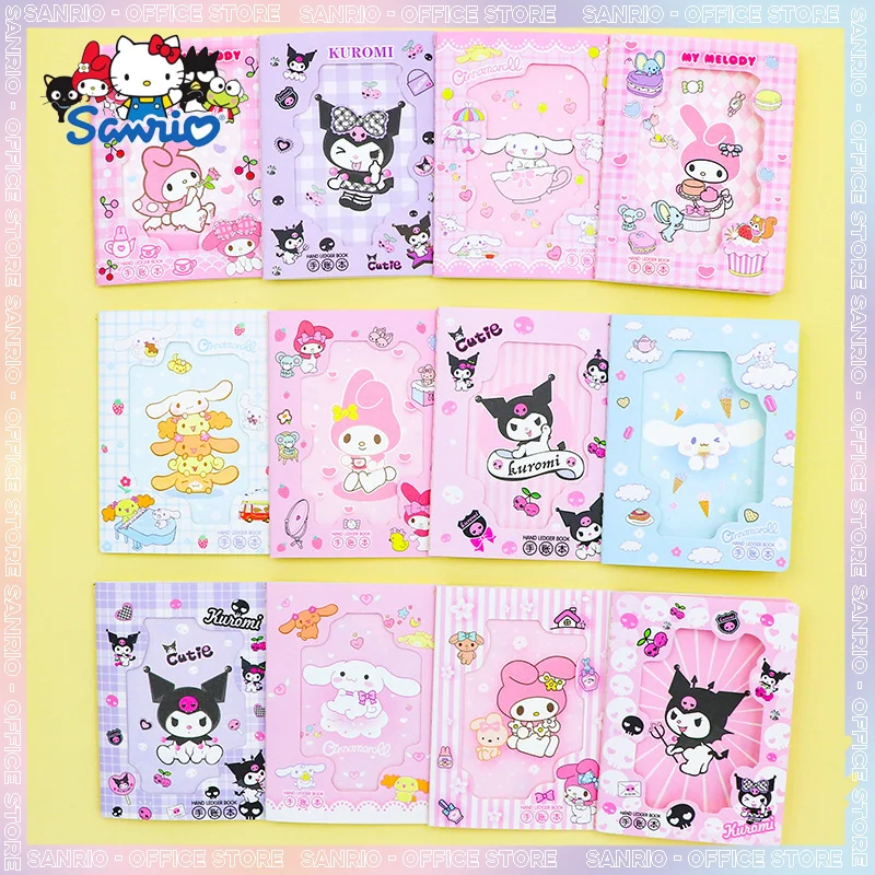 

16pcs Sanrio My Melody Kawaii Student Diary Book Color Page Hollow Out Cover Line Notebook Planner Stationary Wholesale