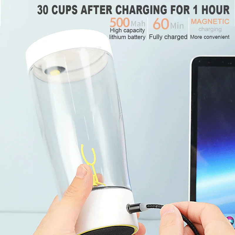 Electric Protein Shaker Mixing Cup Automatic Self Stirring Water Bottle  Mixer One-button Switch Drinkware for