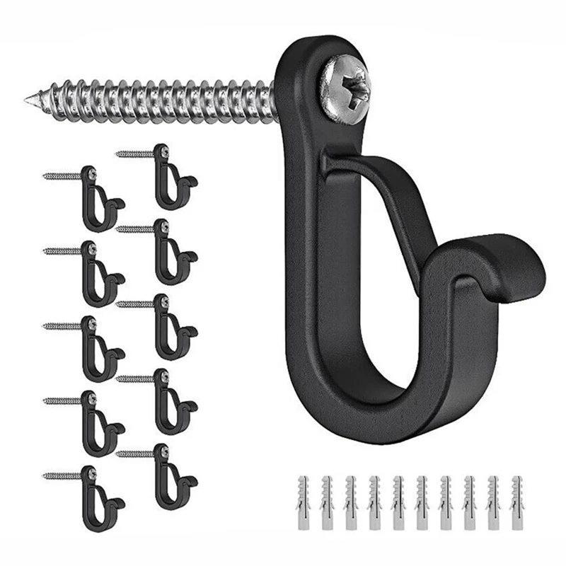 Screw In Christmas Light Clips 30-Pack Outdoor Light Hooks Screw