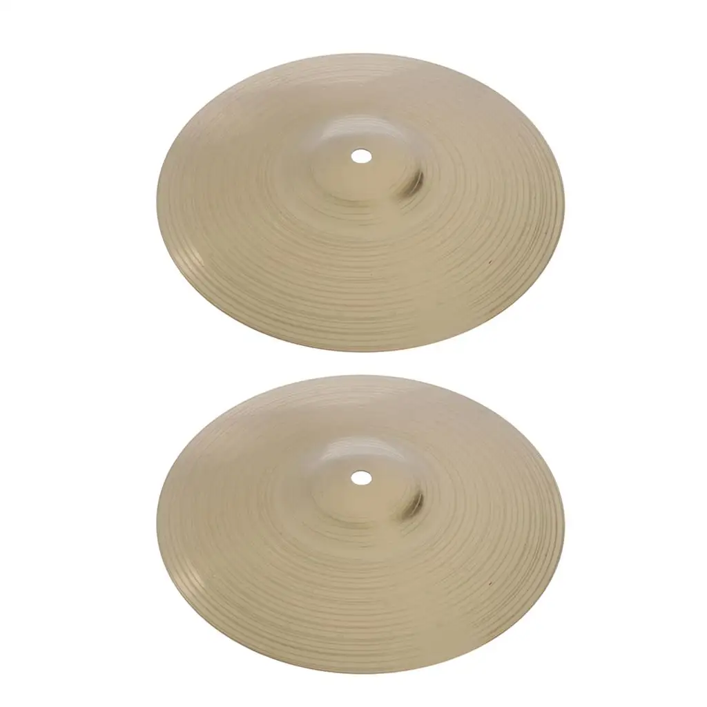 2Pack Of Durable Alloy Drum Kit Splash Cymbal for Drummer， 10&lsquo;&rsquo;