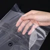 100pcs Self-adhesive Clothing Bags English Anti Suffocation Warning Self-adhesive Transparent Plastic High Transparency Pack Bag 6