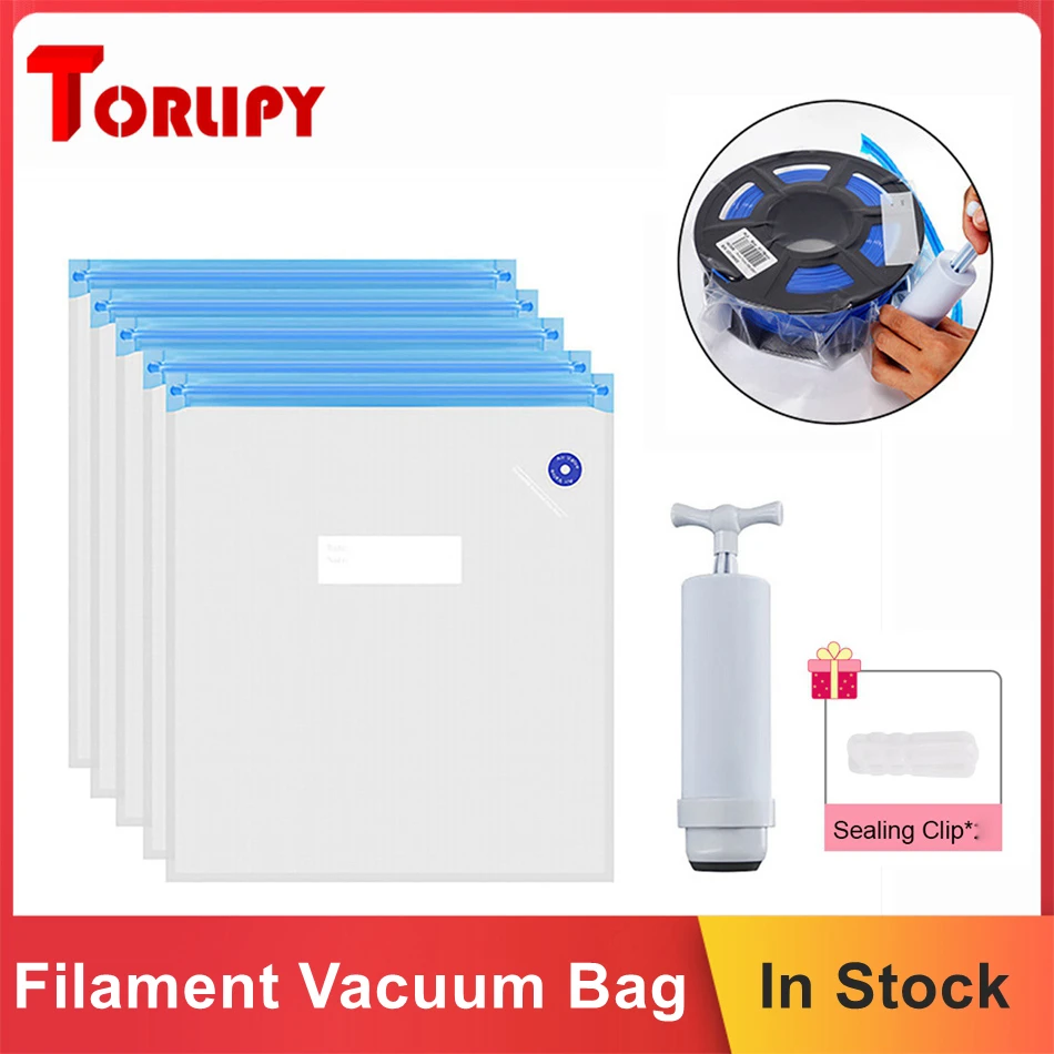 Bolsas Secadores Selados Torlipy-vácuo Bolsa de Armazenamento de Filamento de Impressora 3d Pla Abs Tpu Padrão Ferramentas Secas 1kg Rolls
