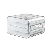 Automatic Scrolling Egg Rack Holder Storage Box Egg Basket Container Organizer Rolldown Refrigerator Egg Dispenser For Kitchen 1