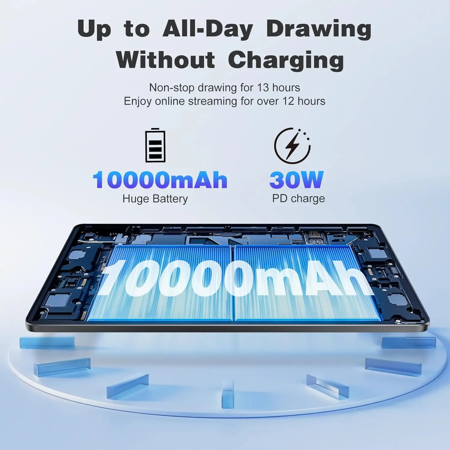 لوحة رسم ممتعة من UGEE مقاس 14.25 بوصة 2.4 قيراط،...