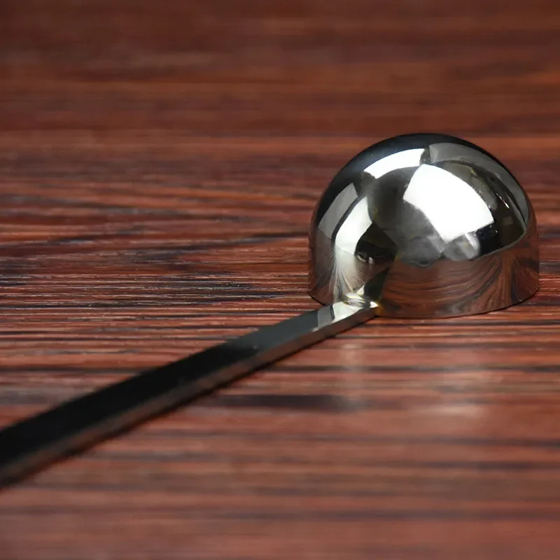 Kitchen Measuring Spoons Stainless Steel 15ml 30ml Coffee Scoop Long Handled Metal Measure Spoon 1Pc