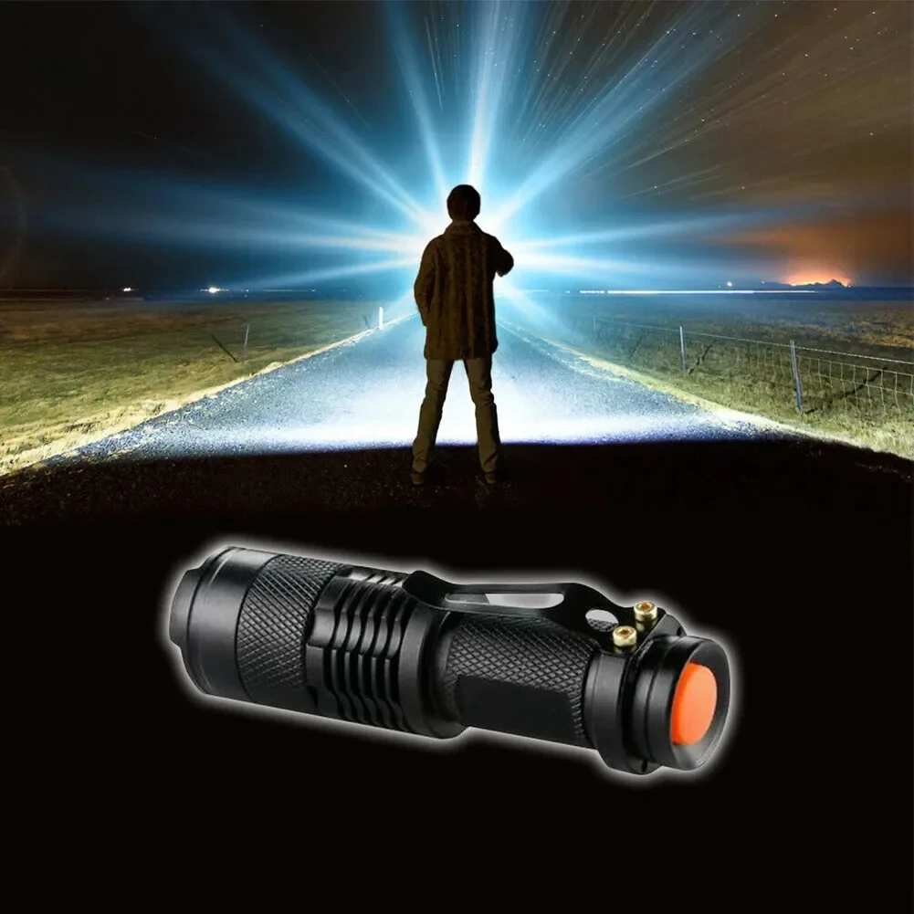 Tactical Flashlight LED Camping Lantern 3-Mode