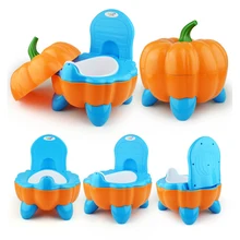 

Cute Pumpkin Shape Baby Potty Toilet Cartoon Toilet Trainer for Kids Baby Potty Urinal Children Toilet Training Seat with Cover