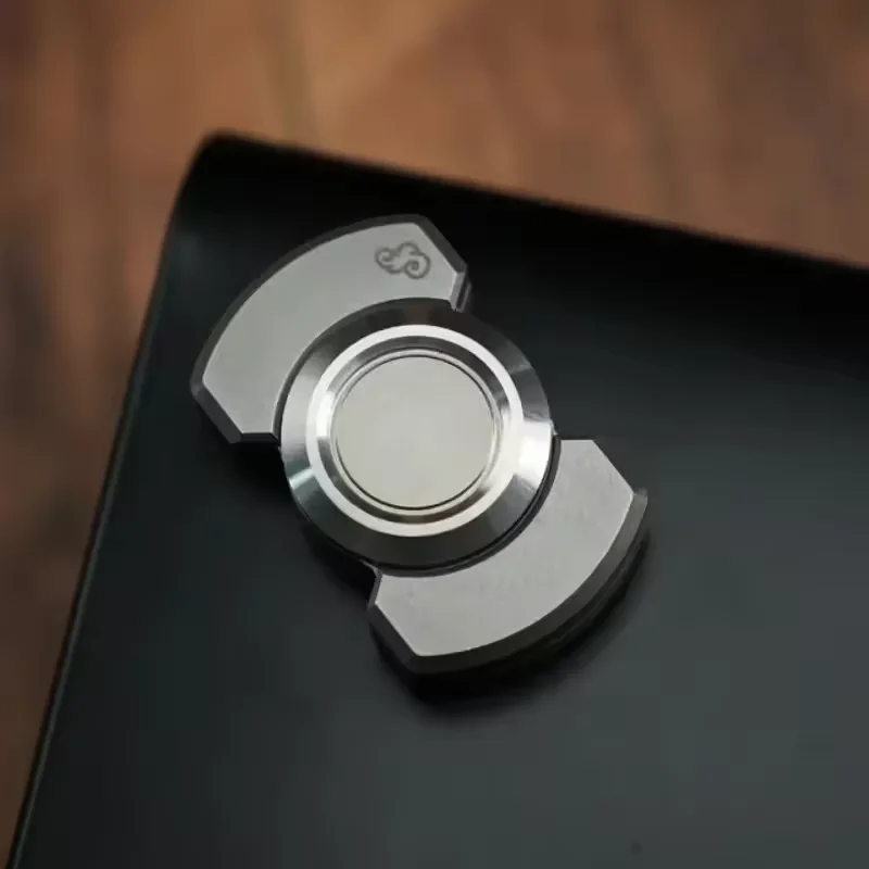 Metal Magnetic Slider Transform Hand Spinner Push Card Mini EDC thumbnail 5
