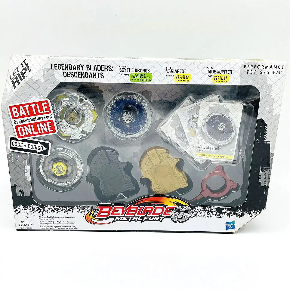 

GENUINE Beyblade Metal Fury Performance Top System Legendary Bladers: Descendants Set IN STOCK NEW RARE RETTRO LIMITED Edition