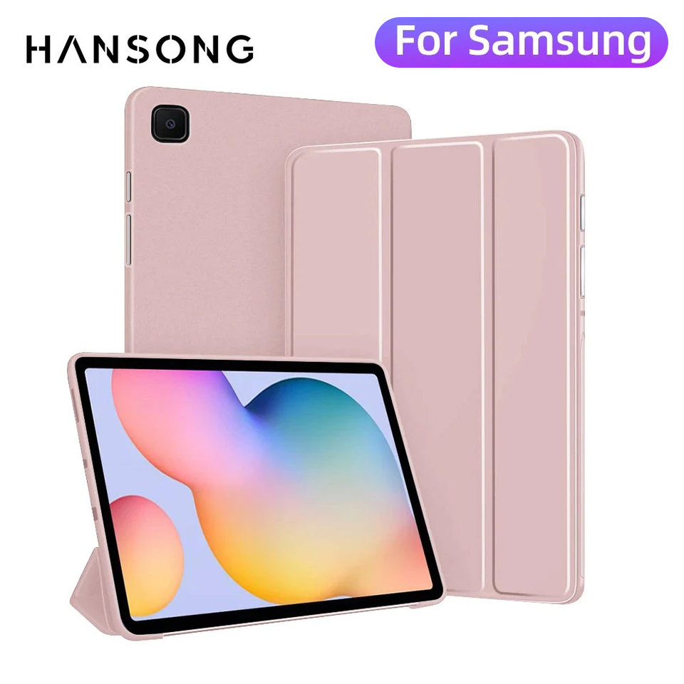 Case Fit Samsung Galaxy Tablet Case for S6 lite Tab A9 A8 A7 S7 S8 S9 and Plus FE Smart Auto Sleep Wake Function Silicone Cover