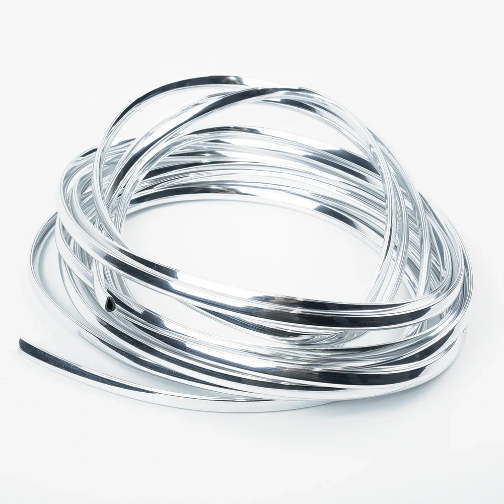 1PC 6M 20FT Car Air Vent Protection Strip Roll Universal Chroming Trim Strip Roll Car SUV Door Edge Scratch Guard Protect Cover car door edge guards car door edge protector